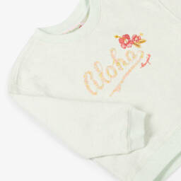 Bonpoint-Хлопковый пуловер Тропический бриз для девочек | Childrensalon Outlet