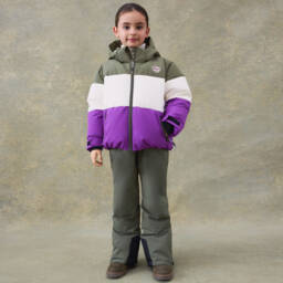 Bonpoint-Girls Vibrant Down Ski Coat | Childrensalon Outlet