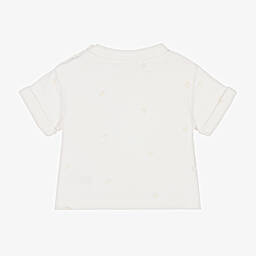 بونبوان-سويتشيرت قطن جيرسي لون عاجي للأطفال | Childrensalon Outlet