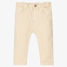 بونبوان-جينز قطن دنيم لون عاجي للأطفال | Childrensalon Outlet