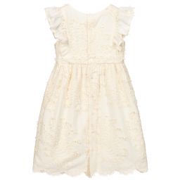 Bonpoint-Ivory Embroidered Dress | Childrensalon Outlet
