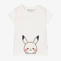 Bonpoint-Ivory Pokémon Cotton T-Shirt | Childrensalon Outlet