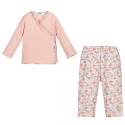 Bonpoint-Pink Cotton 3 Piece Gift Set | Childrensalon Outlet