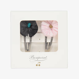 Bonpoint-Pink Hair Clips (2 Pack) | Childrensalon Outlet