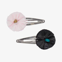 Bonpoint-Pink Hair Clips (2 Pack) | Childrensalon Outlet