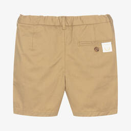 بونبوان-شورت تشينو تينز ولادي قطن تويل لون بيج | Childrensalon Outlet