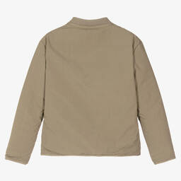 Bonpoint-Teen Boys Beige Cotton Padded Jacket | Childrensalon Outlet