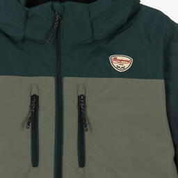 بونبوان-جاكيت تزلج لون كحلي وأخضر تينز ولادي | Childrensalon Outlet