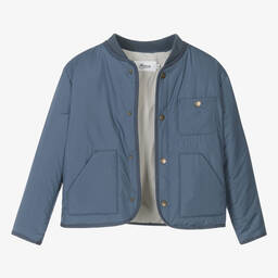 Bonpoint-Синяя куртка для мальчиков-подростков | Childrensalon Outlet