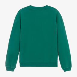 Bonpoint-Teen Boys Green Cotton Sweatshirt | Childrensalon Outlet