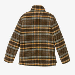 Bonpoint-Teen Boys Plaid Shirt-Jacket | Childrensalon Outlet