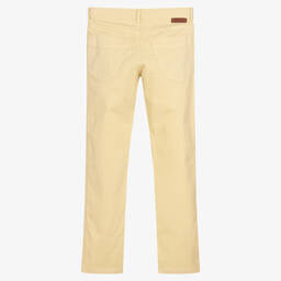 Bonpoint-Teen Boys Yellow Denim Jeans | Childrensalon Outlet