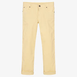 Bonpoint-Teen Boys Yellow Denim Jeans | Childrensalon Outlet
