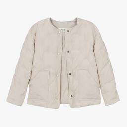 بونبوان-جاكيت قطن مبطن لون بيج تينز بناتي | Childrensalon Outlet