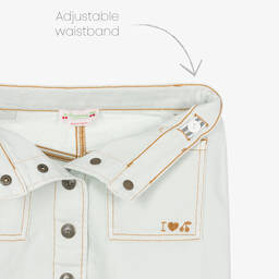 Bonpoint-Teen Girls Light Blue Denim Skirt | Childrensalon Outlet
