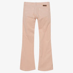 Bonpoint-Teen Girls Pink Cotton Corduroy Trousers | Childrensalon Outlet