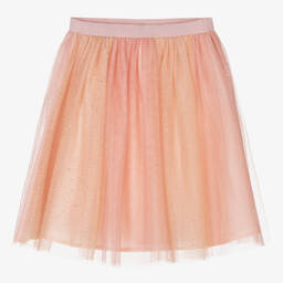 Bonpoint-Teen Girls Pink Glitter Tulle Tutu Skirt | Childrensalon Outlet