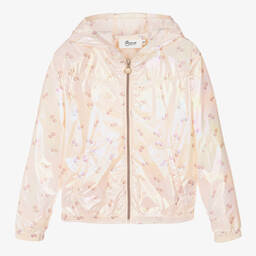 Bonpoint-Teen Girls Pink Iridescent Cherry Jacket | Childrensalon Outlet
