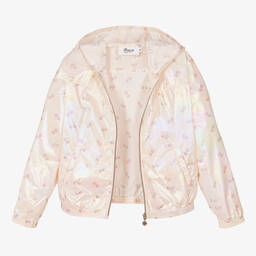 Bonpoint-Teen Girls Pink Iridescent Cherry Jacket | Childrensalon Outlet
