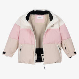 Bonpoint-Teen Girls Pink Technical Ski Jacket | Childrensalon Outlet