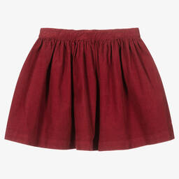 Bonpoint-Teen Girls Red Corduroy Skirt | Childrensalon Outlet