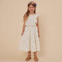 Bonpoint-Teen Girls Tan Brown Leather Sandals | Childrensalon Outlet