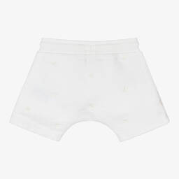 Bonpoint-White Cotton Cherry Embroidered Shorts | Childrensalon Outlet