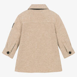 BOSS-Baby Boys Beige Cotton Shirt | Childrensalon Outlet