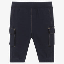 بوس-جوغرز أطفال ولادي قطن جيرسي لون كحلي | Childrensalon Outlet