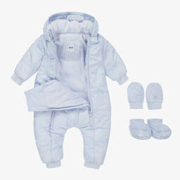 بوس-أوفرول شتوي لون أزرق للمواليد | Childrensalon Outlet