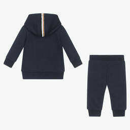 بوس-بدلة رياضية أطفال ولادي قطن جيرسي لون كحلي | Childrensalon Outlet