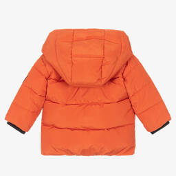 BOSS-Оранжевый пуховик для мальчиков | Childrensalon Outlet
