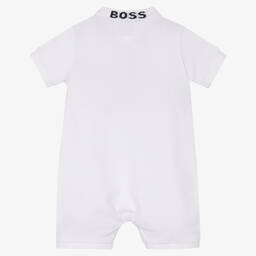 BOSS-تبّان قطن بيكه لون أبيض للمواليد | Childrensalon Outlet