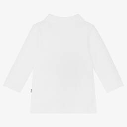 BOSS-Белая рубашка поло для малышей | Childrensalon Outlet