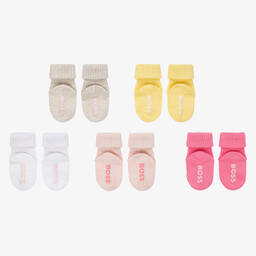 بوس-جوارب مزيج قطن للمولودات (عدد 5) | Childrensalon Outlet