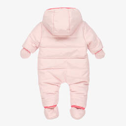 BOSS-Розовый зимний комбинезон для малышек | Childrensalon Outlet