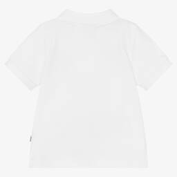 BOSS-Белая рубашка поло для малышей | Childrensalon Outlet