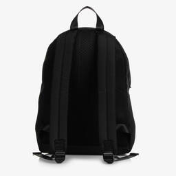 بوس-حقيبة ظهر كانفاس مقلم لون أسود وبيج للأطفال (36 سم) | Childrensalon Outlet