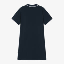 BOSS-Синее платье поло для девочек | Childrensalon Outlet