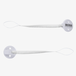 BOSS-طقم زجاجات رضاعة ومصّاصة لون أبيض (4 قطع) | Childrensalon Outlet