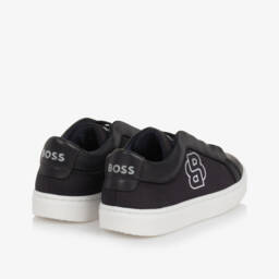 BOSS-Boys Azure Slip-On Logo Sneakers | Childrensalon Outlet