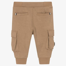 بوس-جوغرز كارغو قطن جيرسي لون بيج أطفال ولادي | Childrensalon Outlet