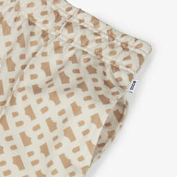 BOSS-Бежевые кремовые шорты с узором для мальчиков | Childrensalon Outlet