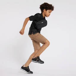 BOSS-Boys Beige Viscose Cargo Shorts | Childrensalon Outlet