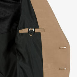 BOSS-Boys Beige Viscose Jersey Suit | Childrensalon Outlet