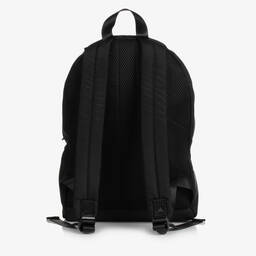 BOSS-Boys Black Canvas Backpack (35cm) | Childrensalon Outlet