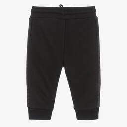 بوس-جوغرز قطن جيرسي لون أسود للأولاد | Childrensalon Outlet