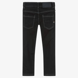 بوس-جينز سليم-فيت قطن دنيم لون أسود للأولاد | Childrensalon Outlet