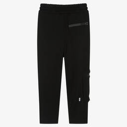 BOSS-Черные джоггеры из вискозы для мальчиков | Childrensalon Outlet