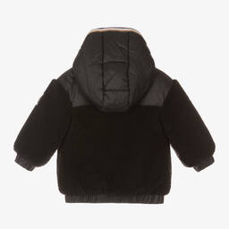 بوس-جاكيت بسحّاب أطفال ولادي لون أسود | Childrensalon Outlet